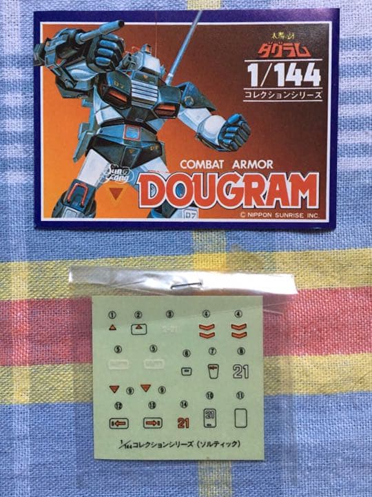 美品 未使用品 ソルティック 太陽の牙ダグラム 1/144 コレクションシリーズ