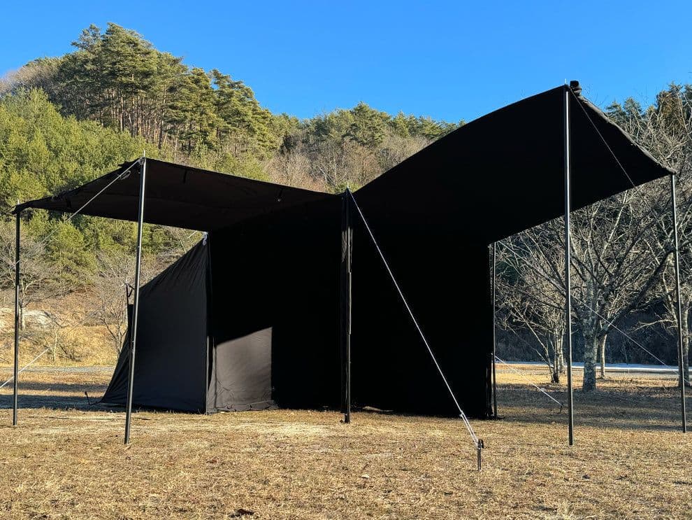 【美品】フューチャーフォクス ベイカーテント ブラック／FUTURE FOX