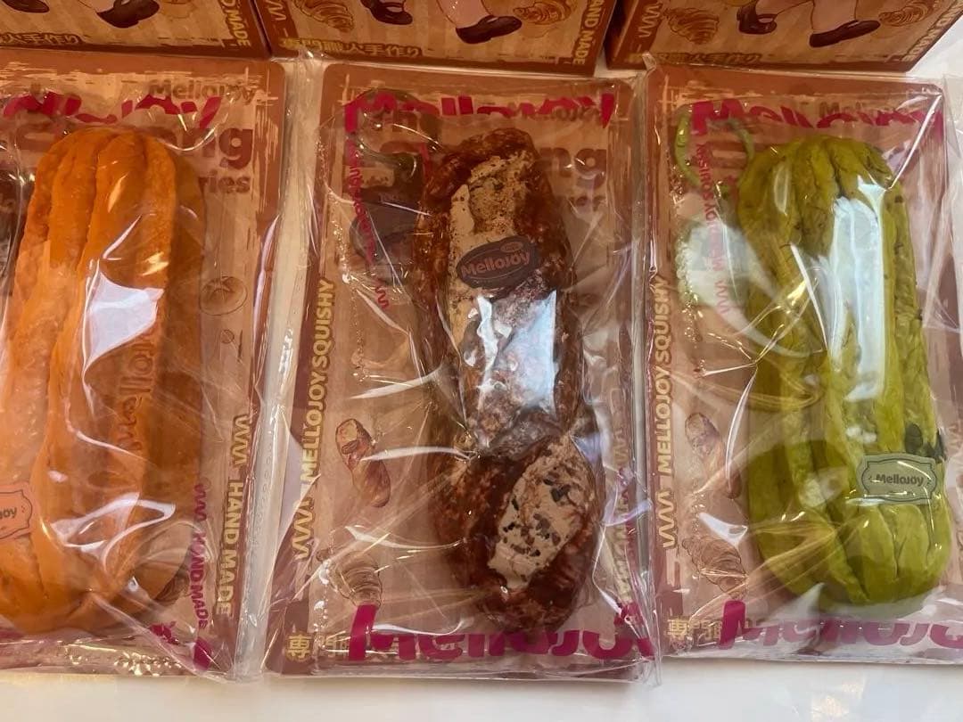 Mellojoy ながーいシリーズ 3点セット　チョコバゲット、チュロス2種