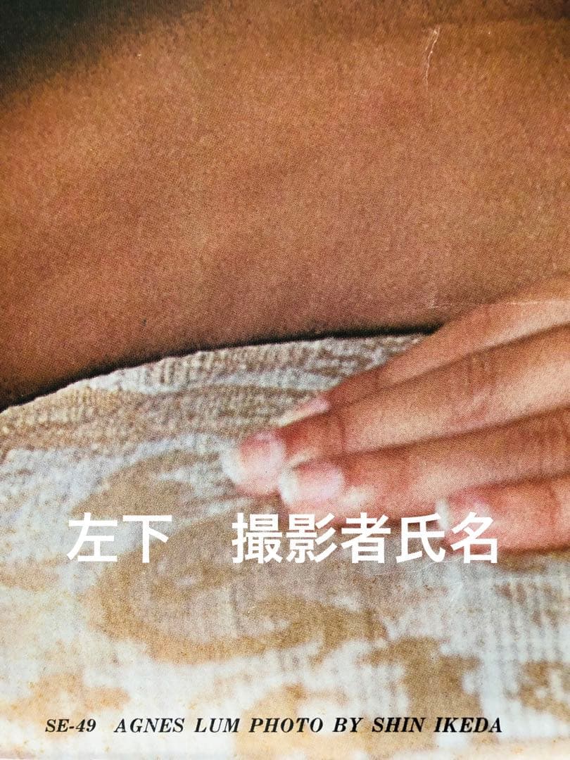 ハワイの美女モデル・アグネス・ラム大判ポスター by SHIN IKEDA ！