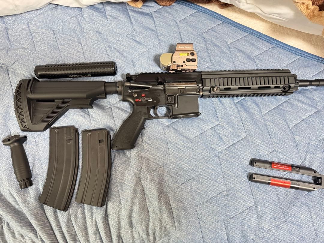 HK416D devgrカスタム　ホロサイト、マガジン2本付き