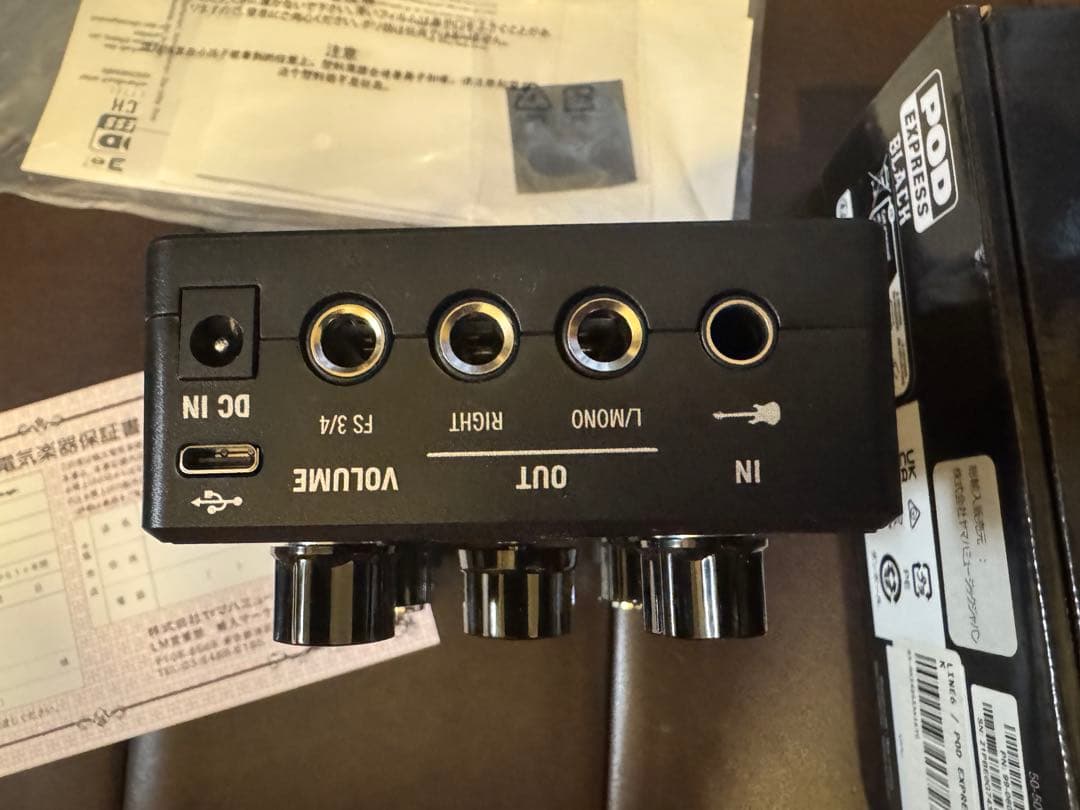 LINE 6 POD Express Black コンパクト マルチ