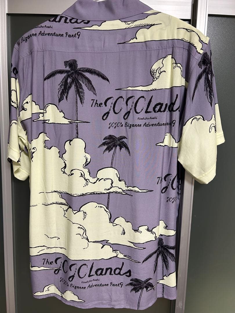 ジョジョの奇妙な冒険 ジョジョランズ 特製 アロハシャツXL ペインズグレー