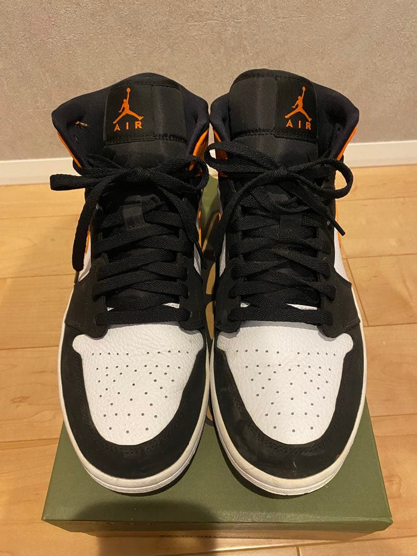 エア ジョーダン 1 ハイブリッド ホワイト/ブラック/オレンジ