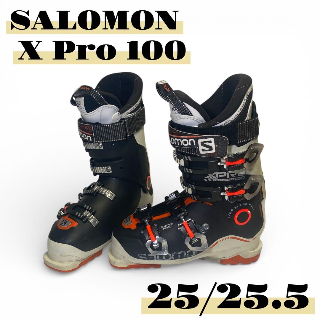 良品✨SALOMON X Pro 100 スキーブーツ 25 25.5