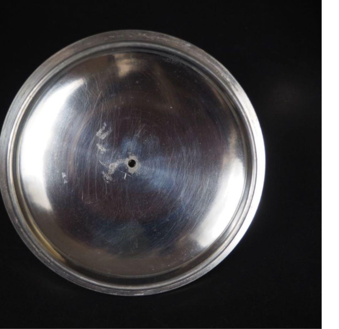 送料無料　明治～大正　錫製湯沸　『躍』在銘　共箱　茶道具