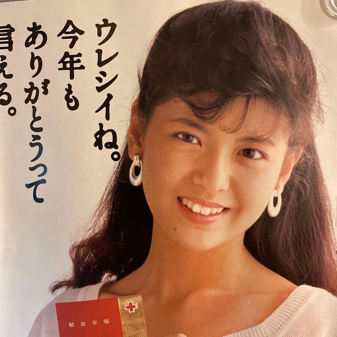 【希少】　南野陽子　ポスター　日本赤十字社　献血