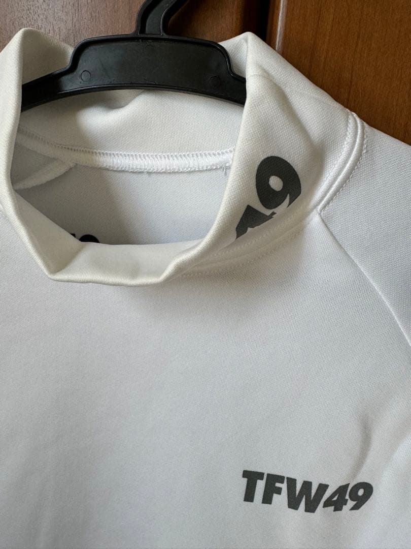 tfw49 長袖　モックネック　s ホワイト