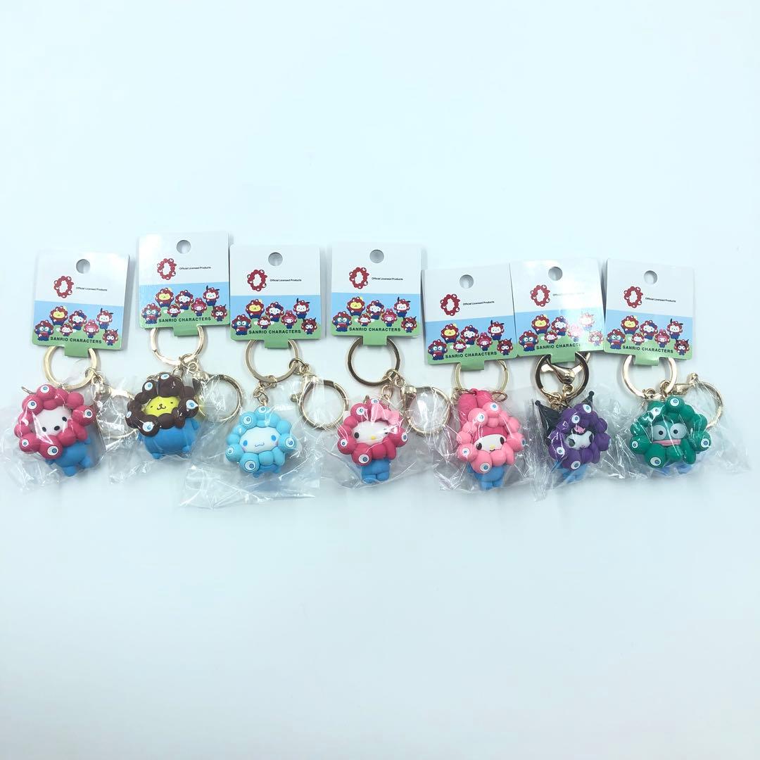 全7種 コンプリート パステル サンリオ ミャクミャク なりきり立体キーホルダー