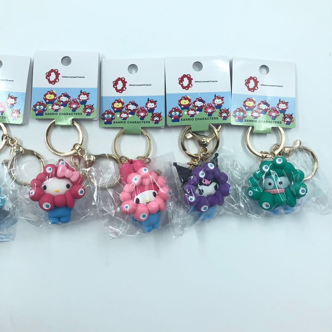 全7種 コンプリート パステル サンリオ ミャクミャク なりきり立体キーホルダー