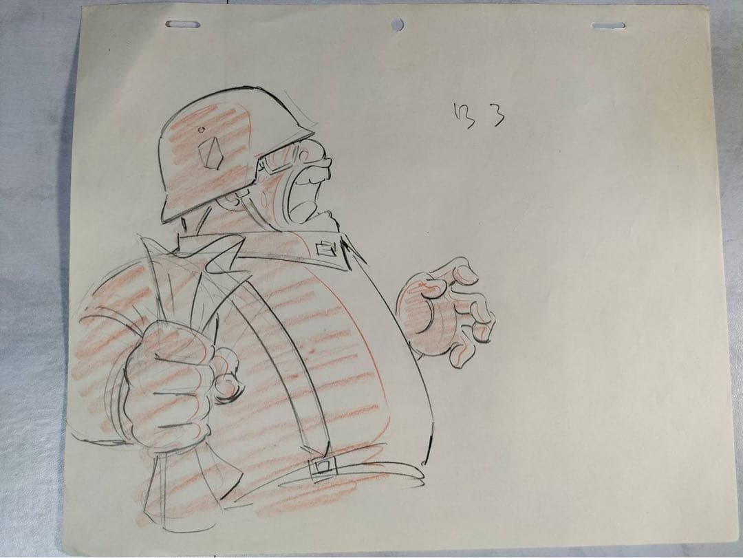 劇場版うる星やつら オンリーユー 原画 原動画 面堂私設軍隊 ギャグシーン