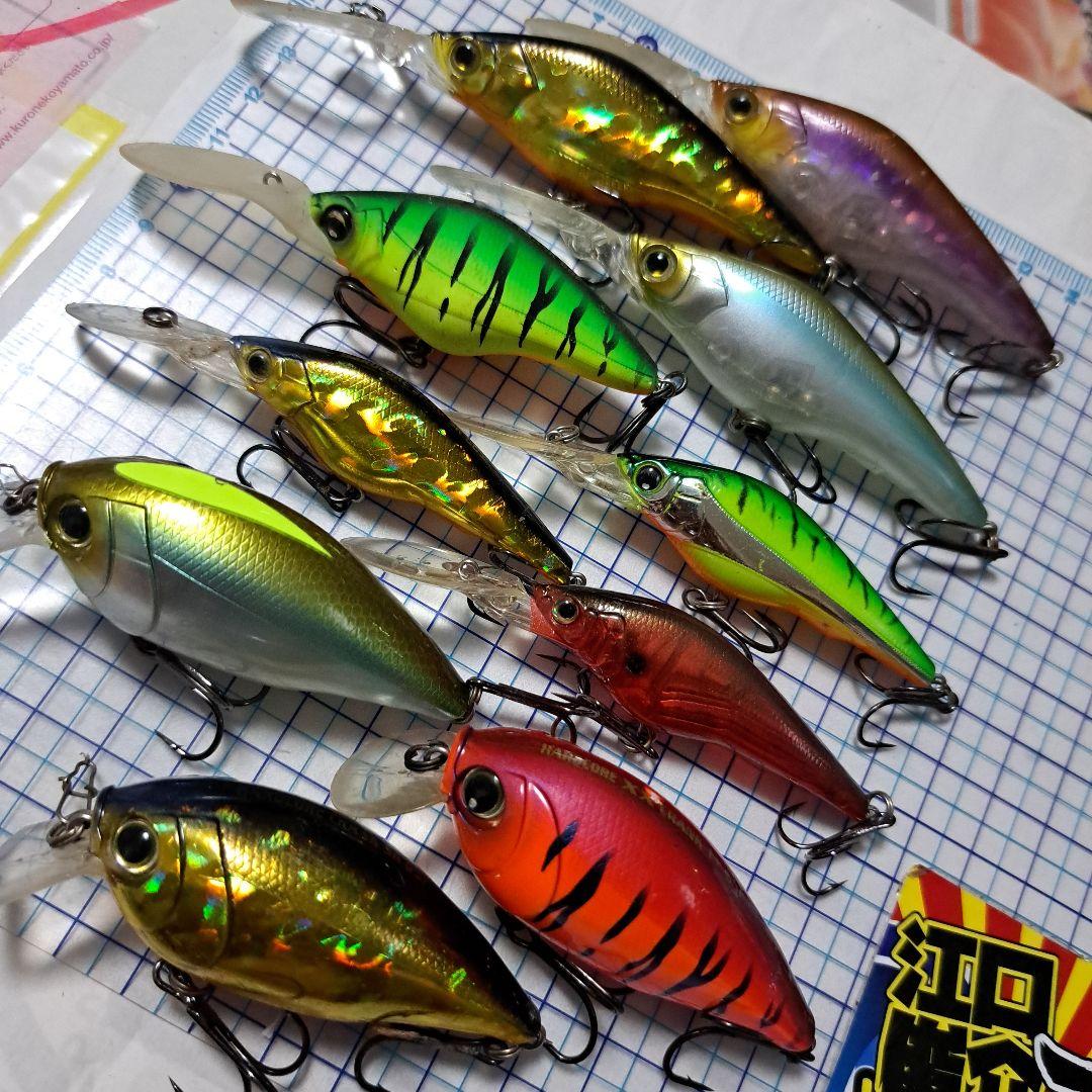 デュエル　ハードコア　クランク　シャッド 10点セット。