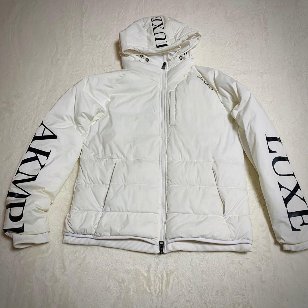 LUXEAKMPLUS【希少なXXLサイズ】ゴルフウェア ビッグロゴ 中綿ジャケ