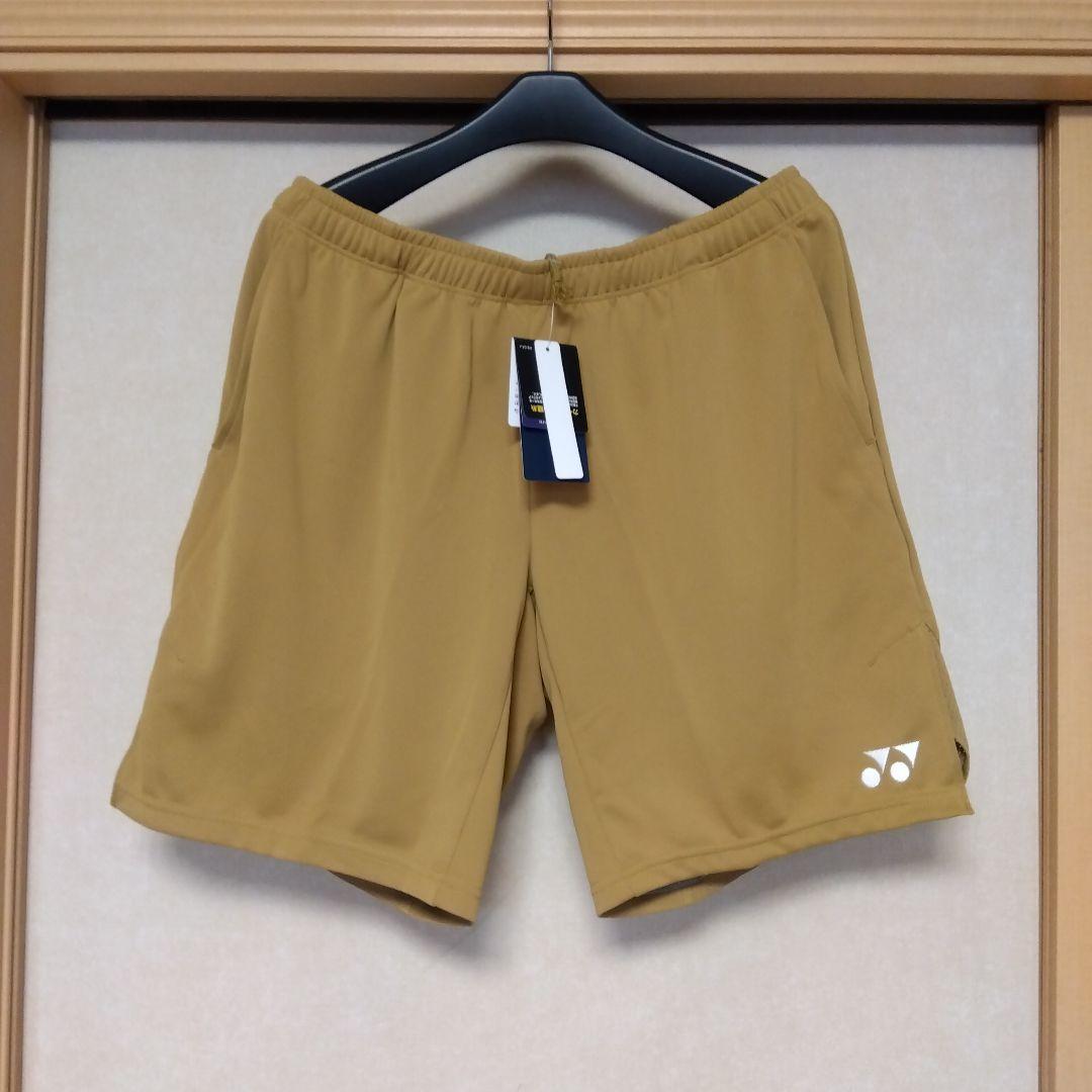 新品✨ ⑩ YONEX ハーフパンツ／ ユニ О／ゴールド／日本代表モデル