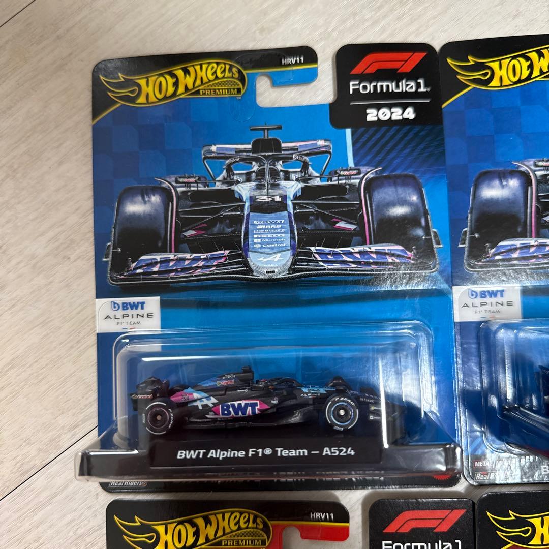 Hot Wheels F1ミニカー 2024年モデル 4台セット