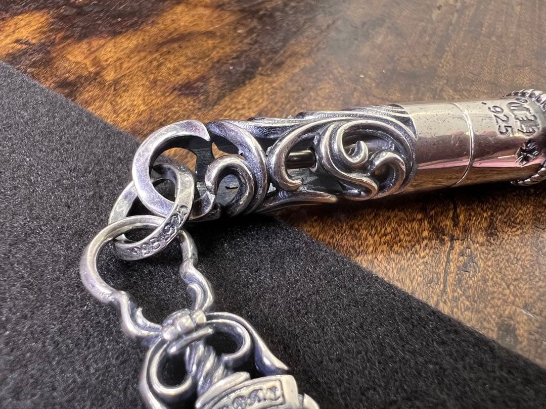 S925刻印有：重厚シルバーペンダントとしても使えるペン　SZB005