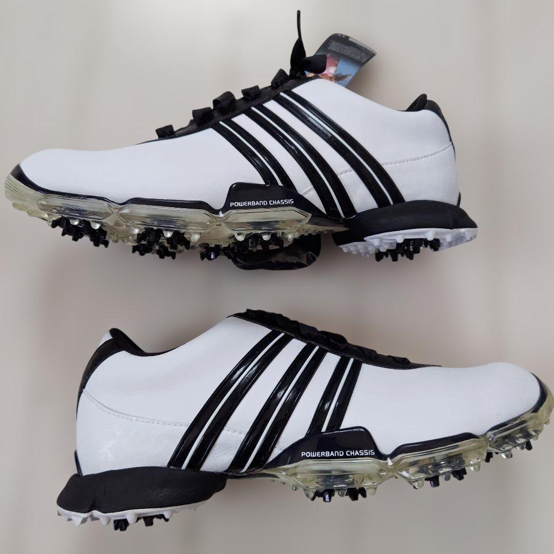 adidas ゴルフシューズ ホワイト/ブラック