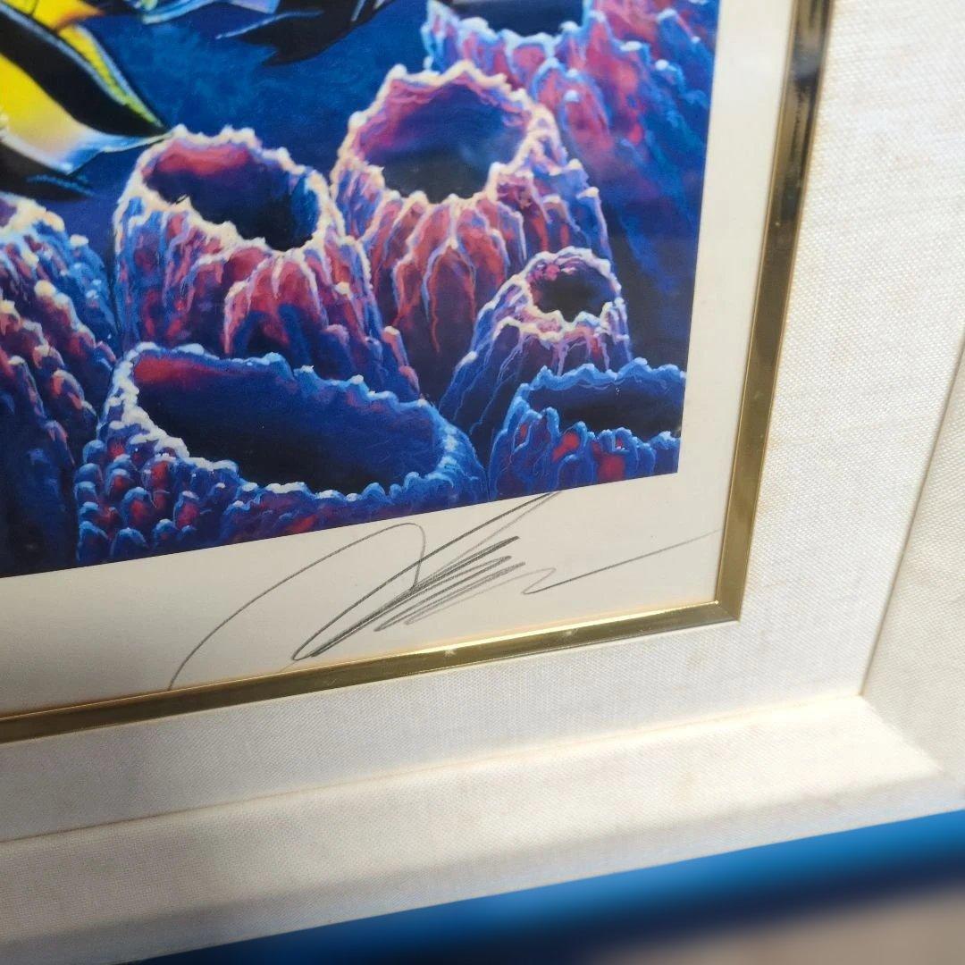 ラッセン ソーサラー オブ ザ シー額装済み