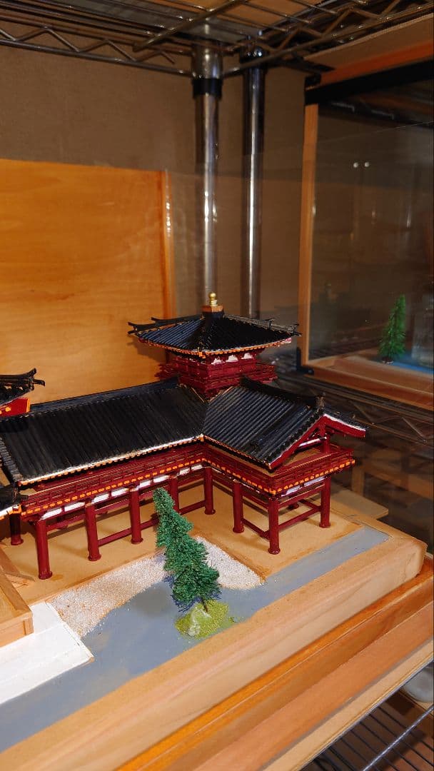 ウッディジョー製 1/75 平等院鳳凰堂