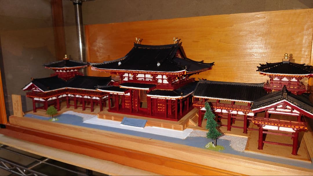 ウッディジョー製 1/75 平等院鳳凰堂
