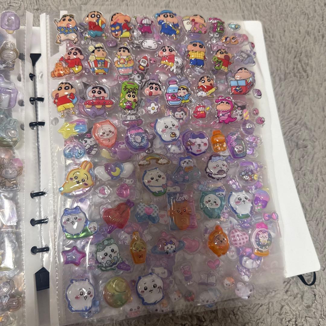 シール帳完成品20ページ ボンボンドロップシール タイルシール ウォーターシール