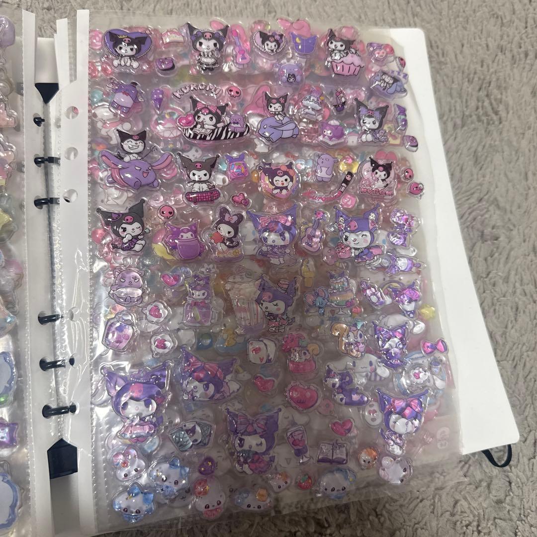 シール帳完成品20ページ ボンボンドロップシール タイルシール ウォーターシール