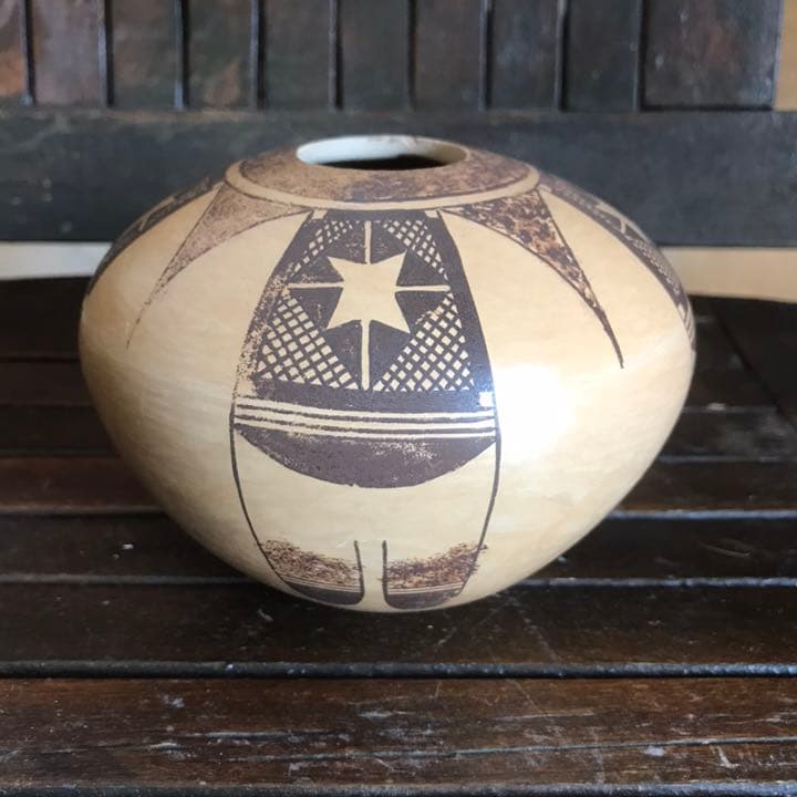 レア！Very OLD 美品アンティーク ネイティブアメリカン壷インディアン実物