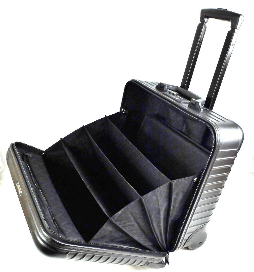 リモワ ルフトハンザ『Air Light』2輪ビジネストロリー BK【訳有美品】