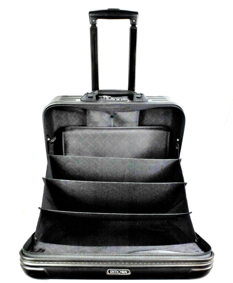 リモワ ルフトハンザ『Air Light』2輪ビジネストロリー BK【訳有美品】