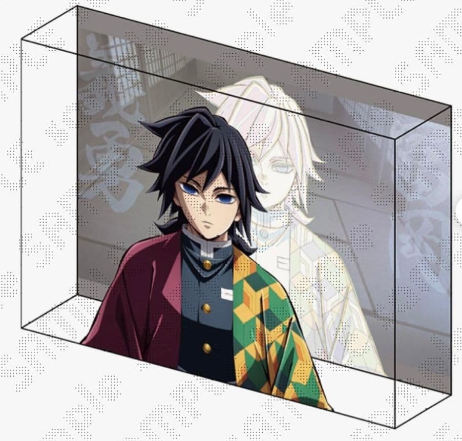 鬼滅の刃 柱稽古編 KVアナザーカット 二層アクリルブロック 冨岡義勇