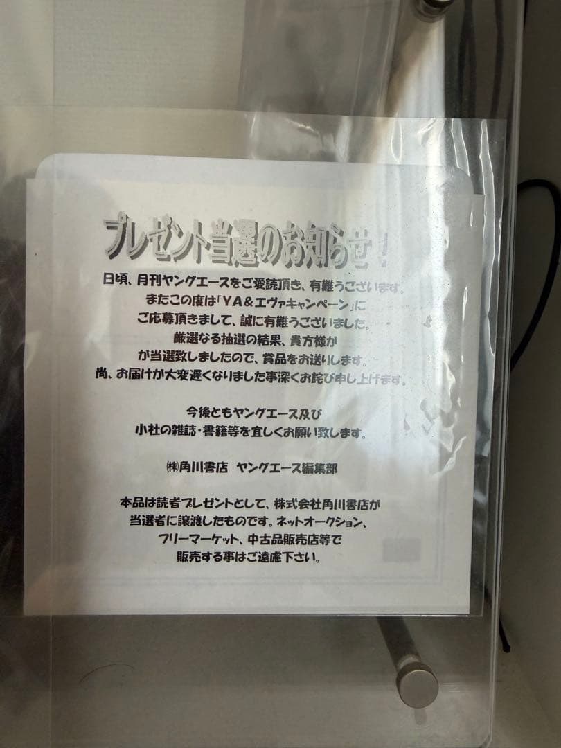 エヴァンゲリオン アスカ QUOカード アスカ 当選品 抽選 当選通知書付き