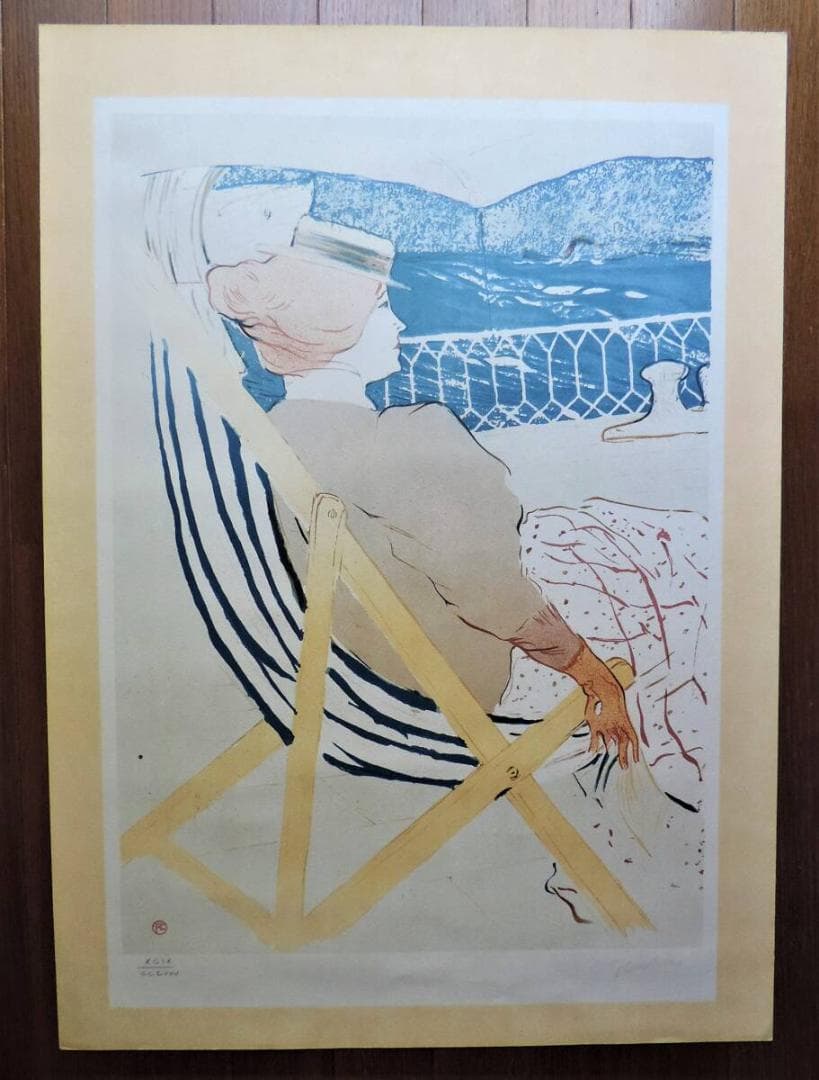 トゥールーズ　ロートレック　リトグラフ限定版　大判75ｘ45ｃｍ