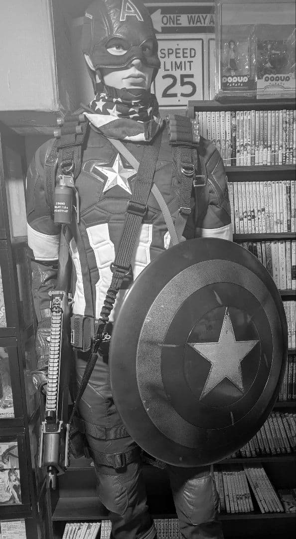 Brother　Corn 等身大フィギュアキャプテンアメリカ 上半身