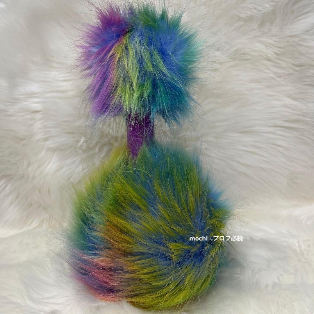  Rainbow Pompom ダチョウ レインボー ぬいぐるみ