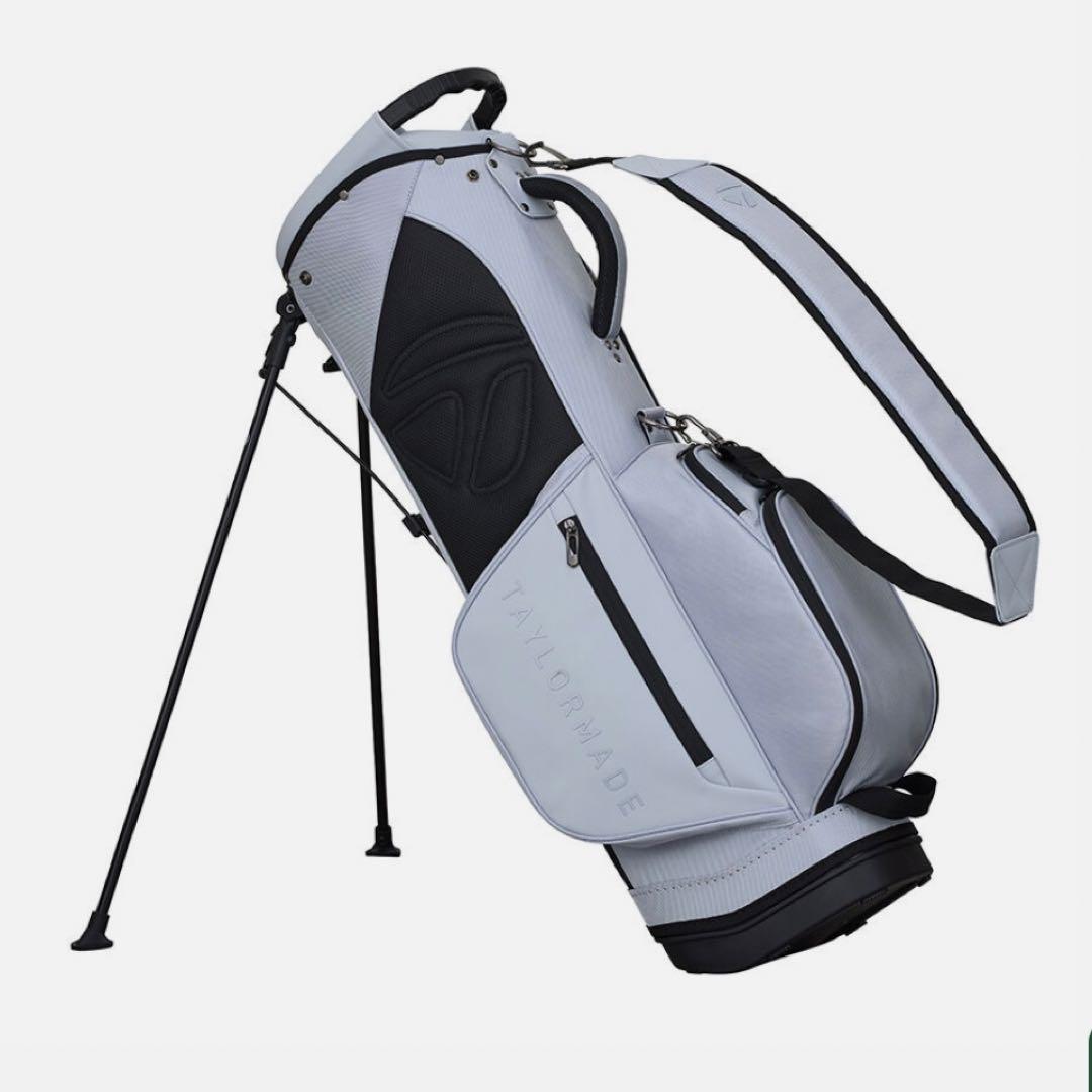 【美品】テーラーメイドA-コレクションスタンドバッグ2025年モデルカラーグレー