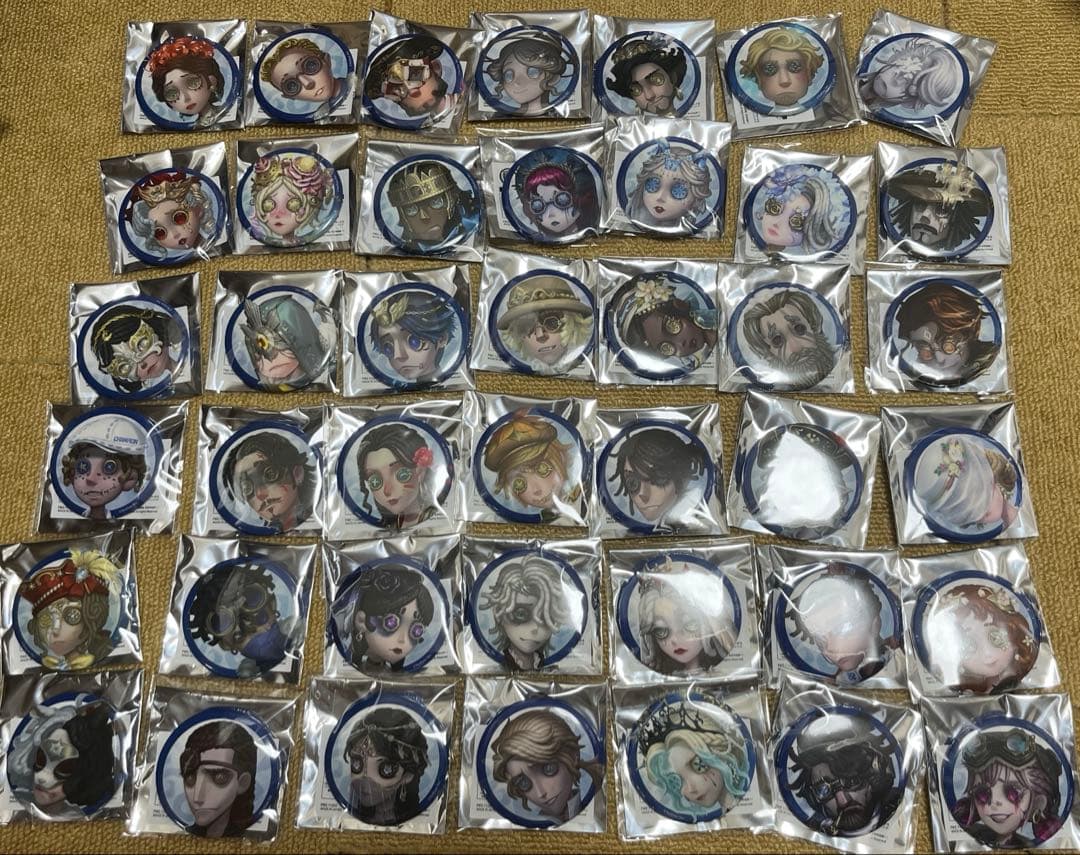 【コンプリート】第五人格　真髄メモリアル　真メモ　缶バッジ　マルイ　POP　UP