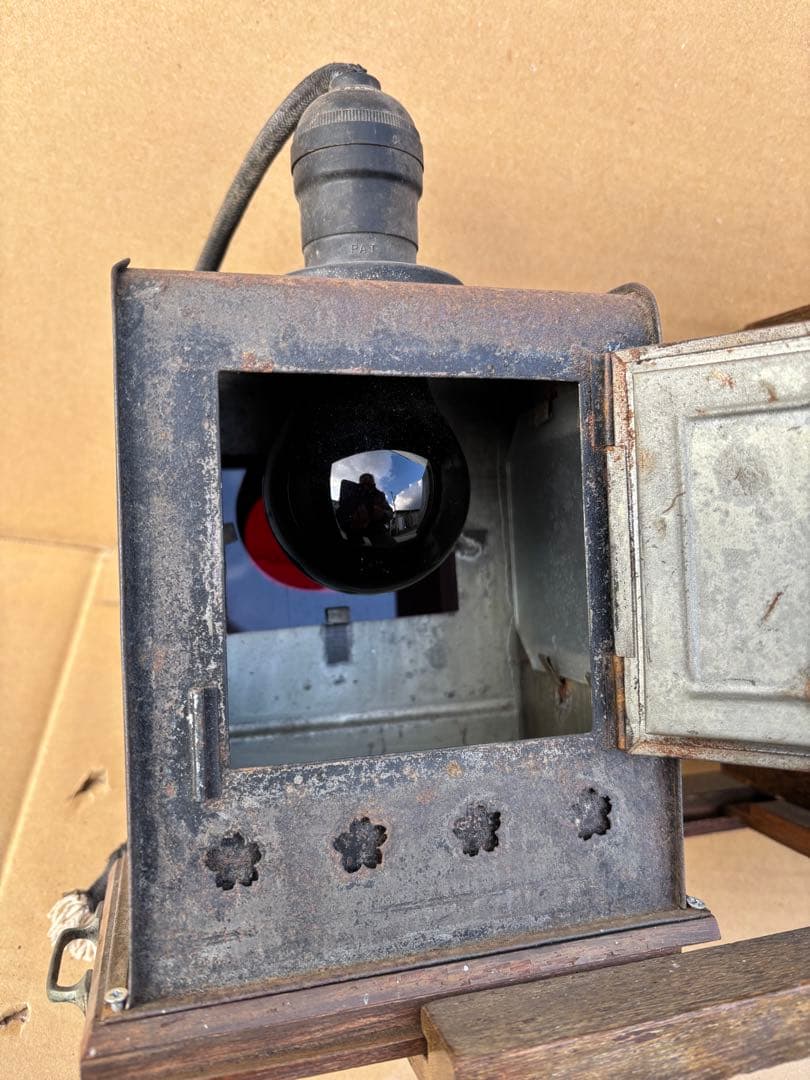 アンティークな幻灯機（マジックランタン）　写真引き伸ばし機　希少