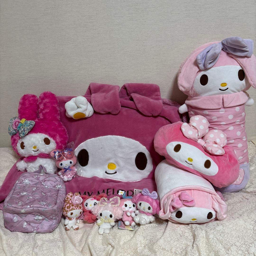 マイメロディ ぬいぐるみ・ティッシュカバー　保冷バック　抱き枕　ブランケット