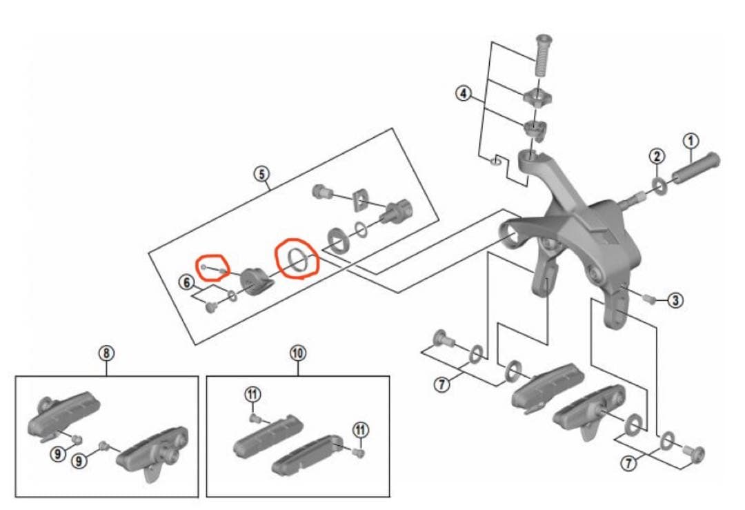 シマノ　デュラエース　BR-R9100 ブレーキキャリパー　フロント用