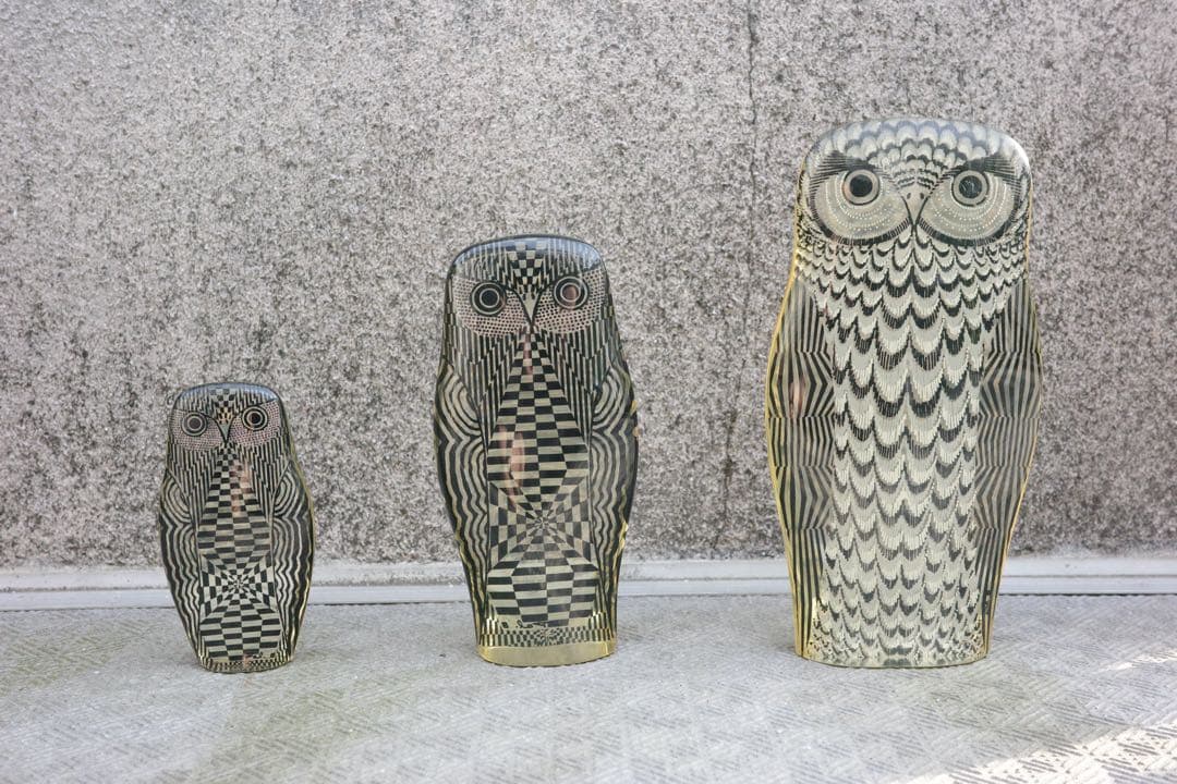 Abraham Palatnik アブラハム パラトニック フクロウ 3セット