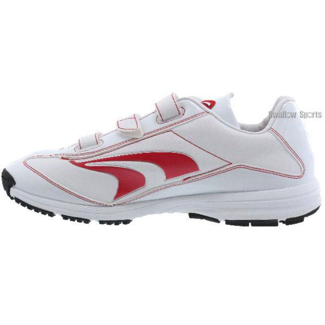 久保田スラッガー トレーニングシューズ ホワイト/レッド
