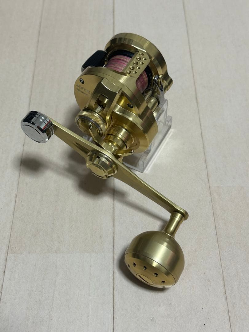 23 オシアコンクエスト 200HG 夢屋バランスハンドル付　使用2回のみ　美品