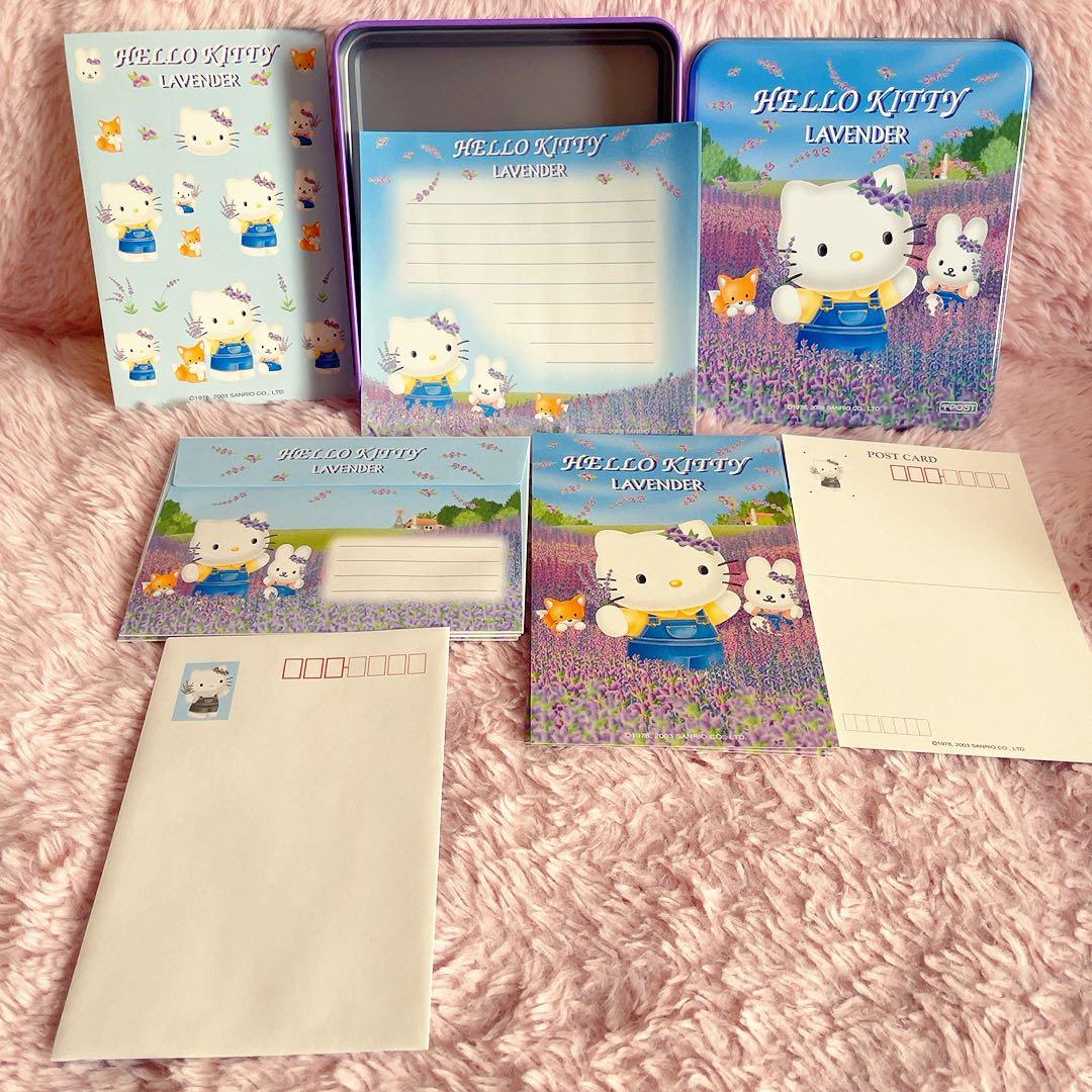 希少レア　ハローキティ　レターセット　まとめ売り　平成レトロ　サンリオ　ケース