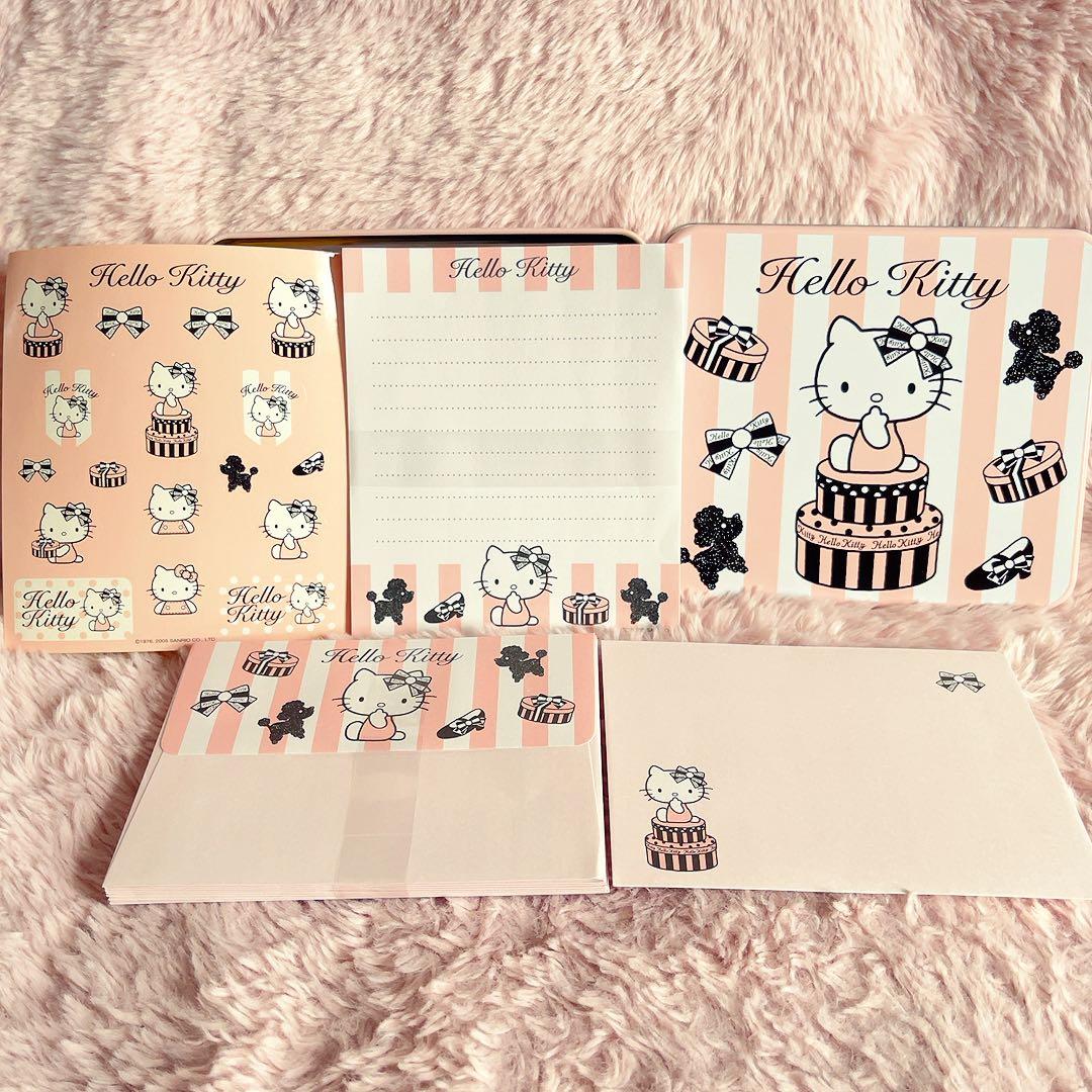 希少レア　ハローキティ　レターセット　まとめ売り　平成レトロ　サンリオ　ケース