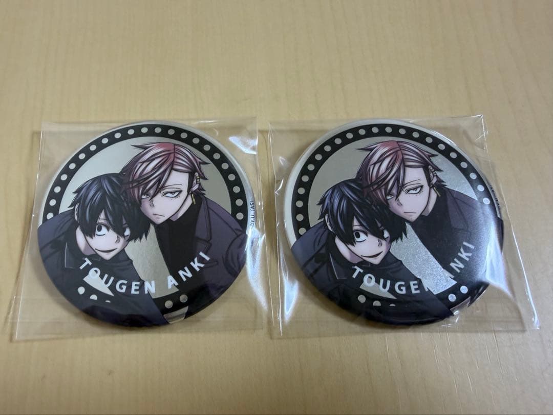 桃源暗鬼 淀川 真澄 花魁坂 京夜 ファボテリア メタリック缶バッジ　9個セット