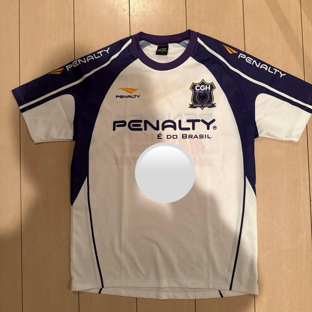 ＊ゆうねこ　中央学院高校サッカー部　アップ着　ポロシャツ　ホームユニ