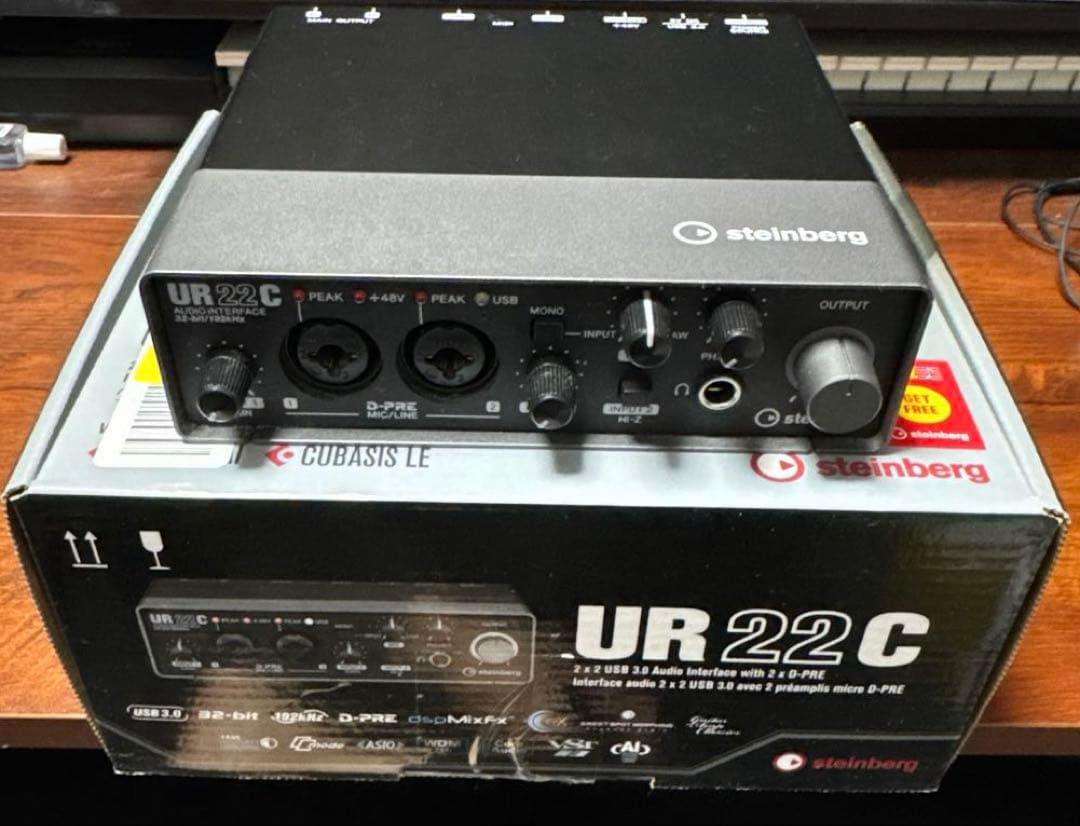 Steinberg UR22C【オーディオインターフェイス】