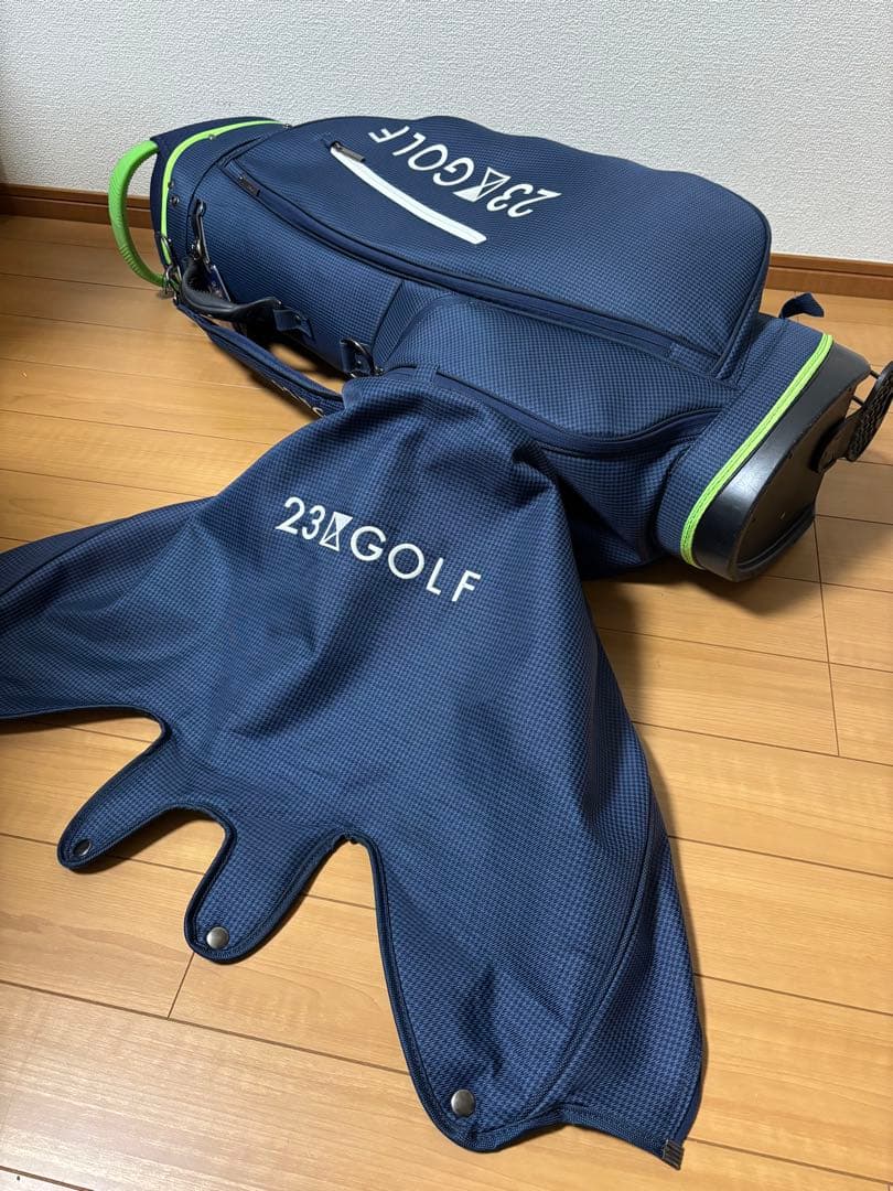 23区GOLF スタンド式 軽量キャディバッグ ネイビー