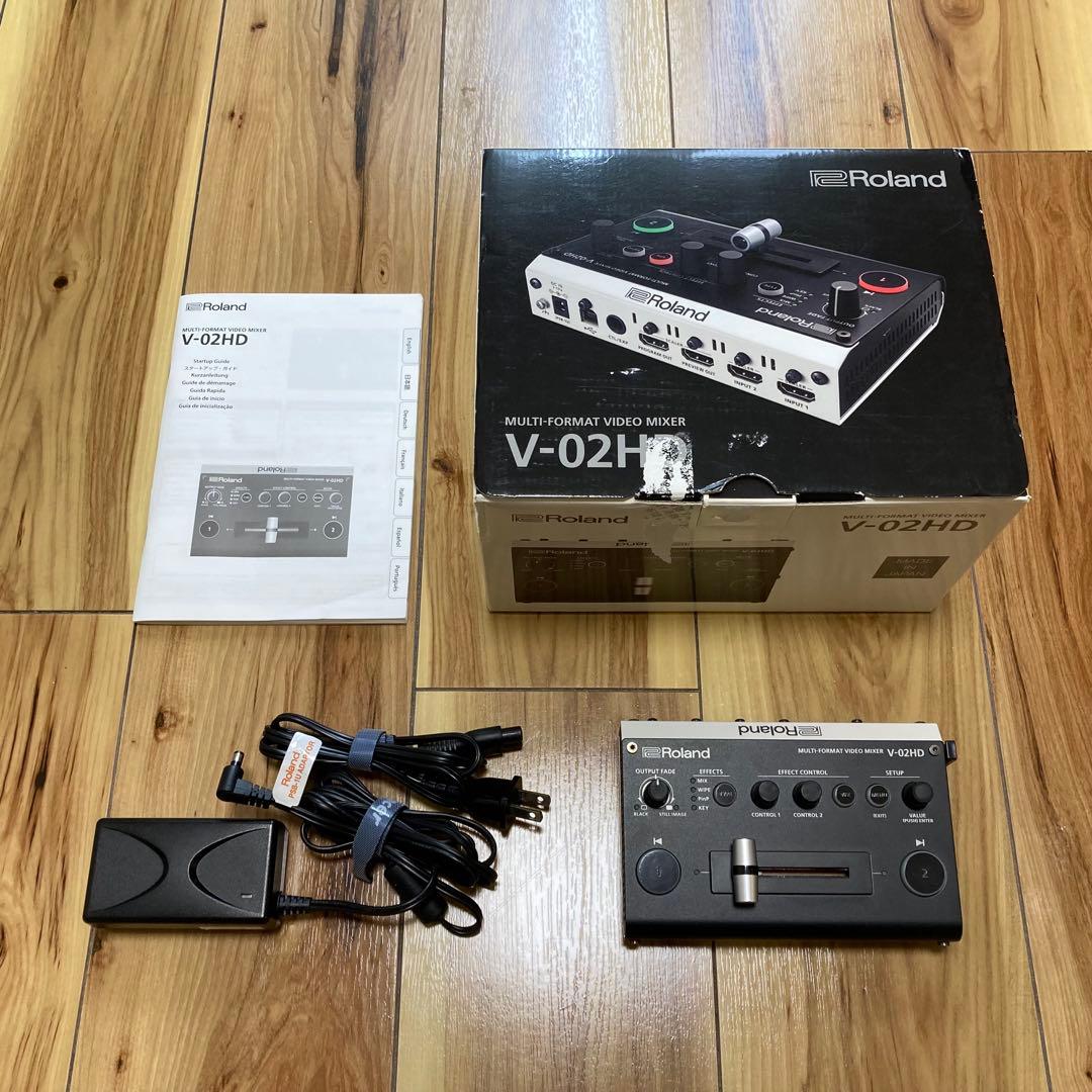 【 送料込・元箱付 】Roland V-02HD ビデオミキサー