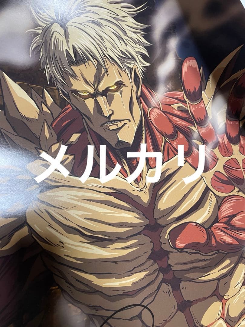 docomo進撃のコラボキャンペーンサイン入りポスター＋限定ボイスライナー